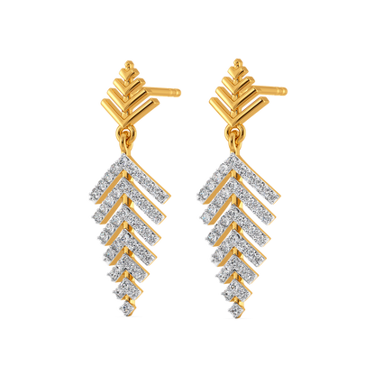 Art Deco Darling Diamond Earrings