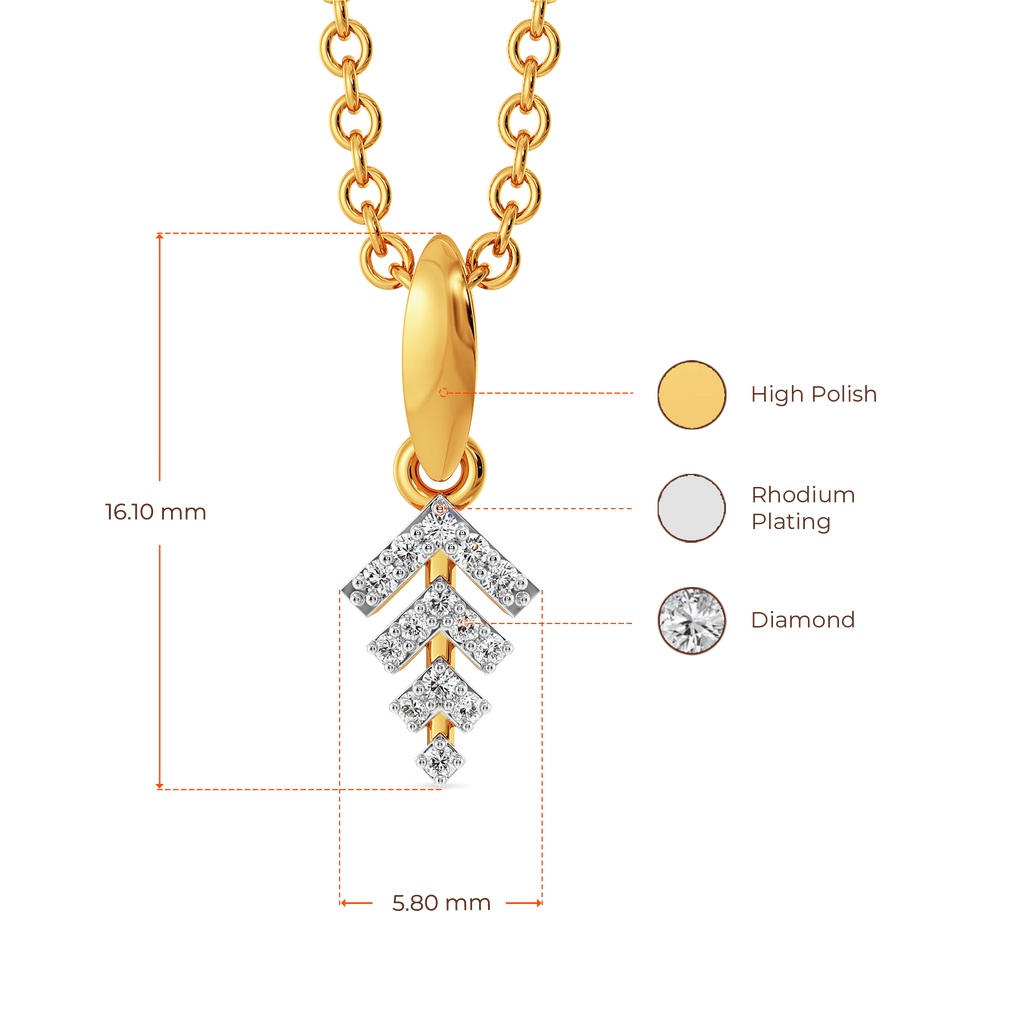 Art Deco Darling Diamond Pendants