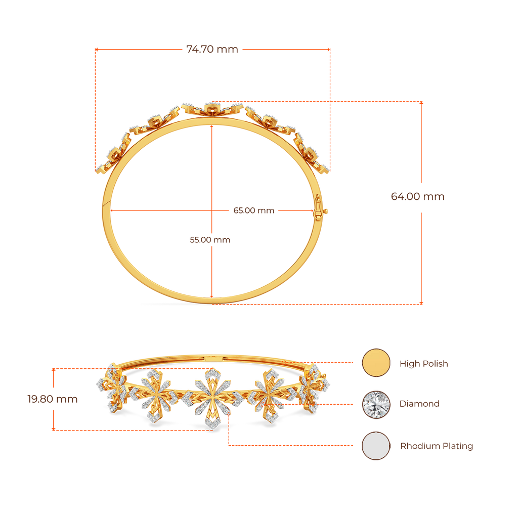 Rule the Aisle Diamond Bangles