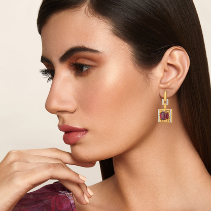 Rose Dawn Diamond Earrings