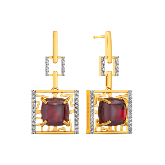 Rose Dawn Diamond Earrings