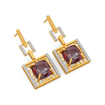 Rose Dawn Diamond Earrings