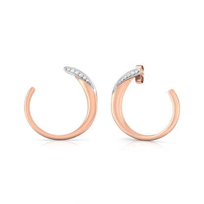 Curlicue Diamond Earrings