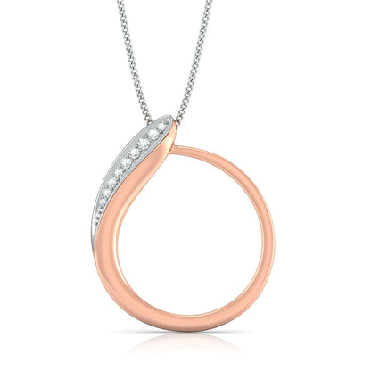 Curlicue Diamond Pendants