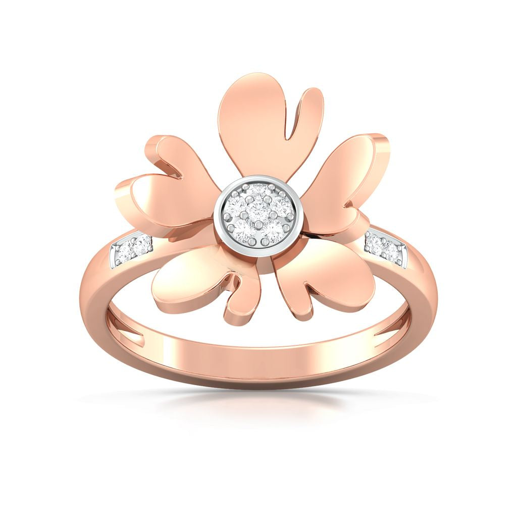 Dove's Foot Diamond Rings