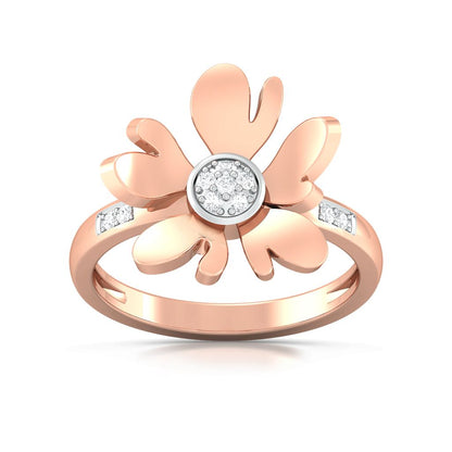 Dove's Foot Diamond Rings