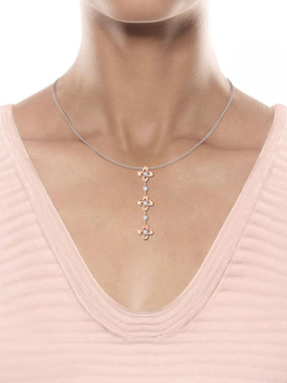 Cuckoo-Flower Diamond Pendants