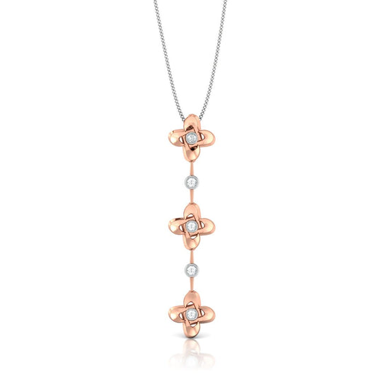 Cuckoo-Flower Diamond Pendants