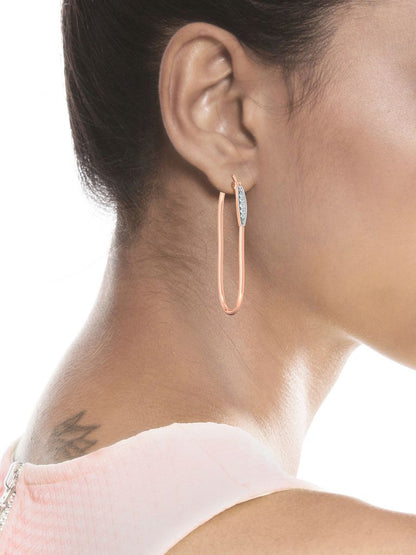 U-Turn Diamond Earrings