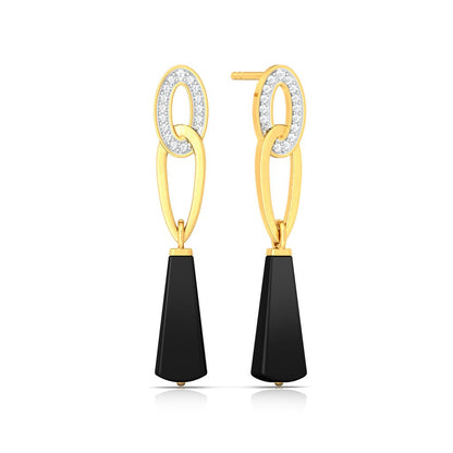 Black Magic Woman Diamond Earrings
