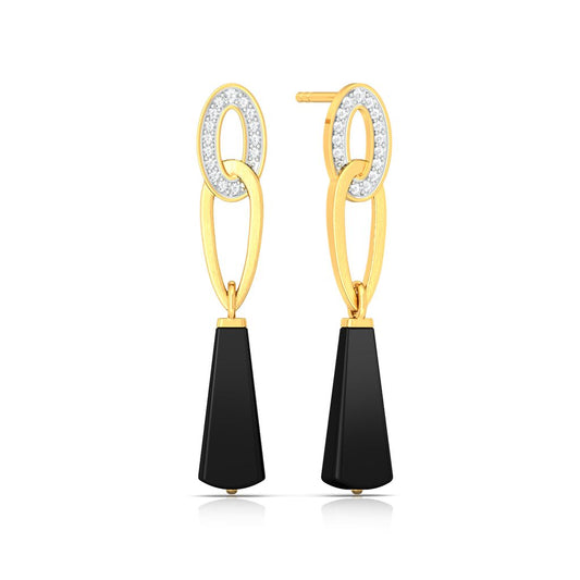 Black Magic Woman Diamond Earrings