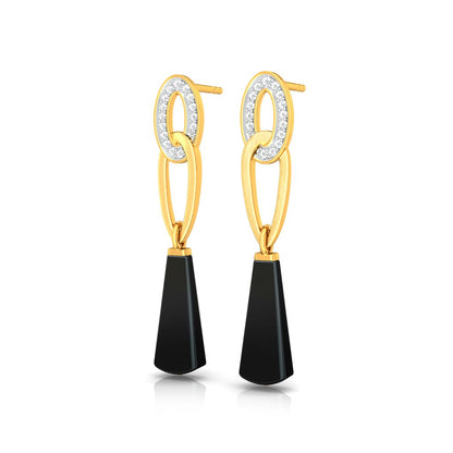 Black Magic Woman Diamond Earrings