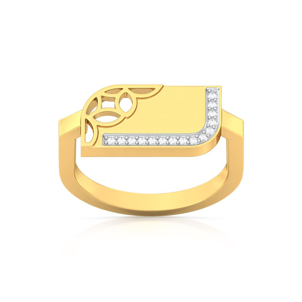 Lace Trim Diamond Rings