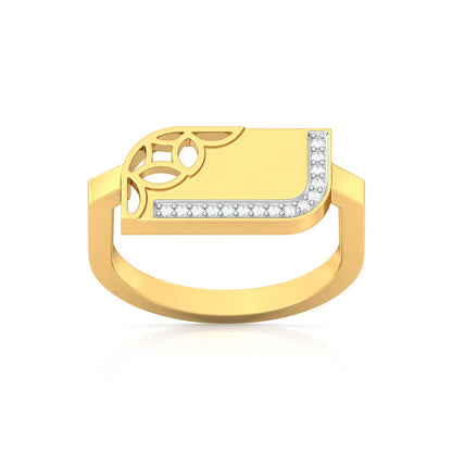 Lace Trim Diamond Rings