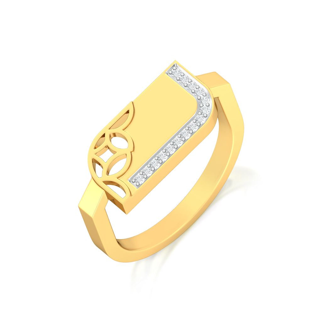 Lace Trim Diamond Rings