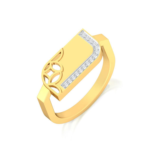 Lace Trim Diamond Rings