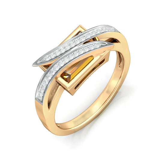 Cognac Concoction Diamond Rings
