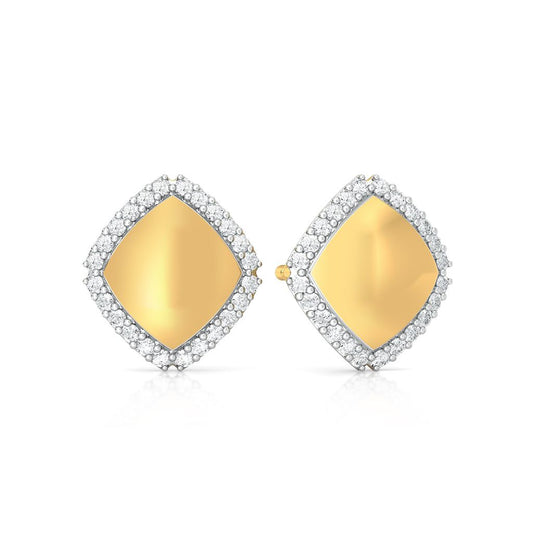 Hem of Gems Diamond Earrings