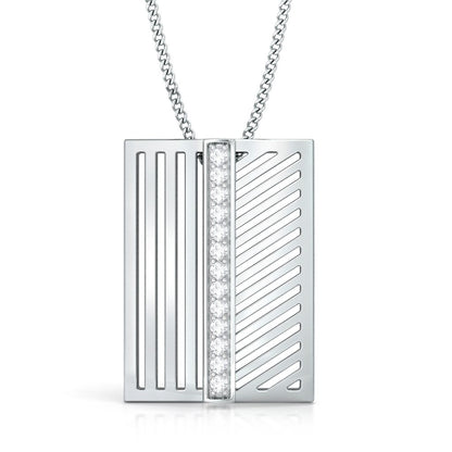 Stripey Affair Diamond Pendants