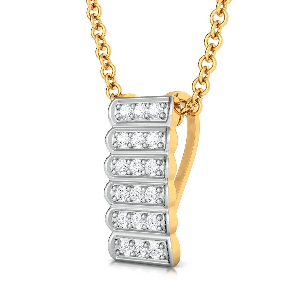 Milky Bar Diamond Pendants