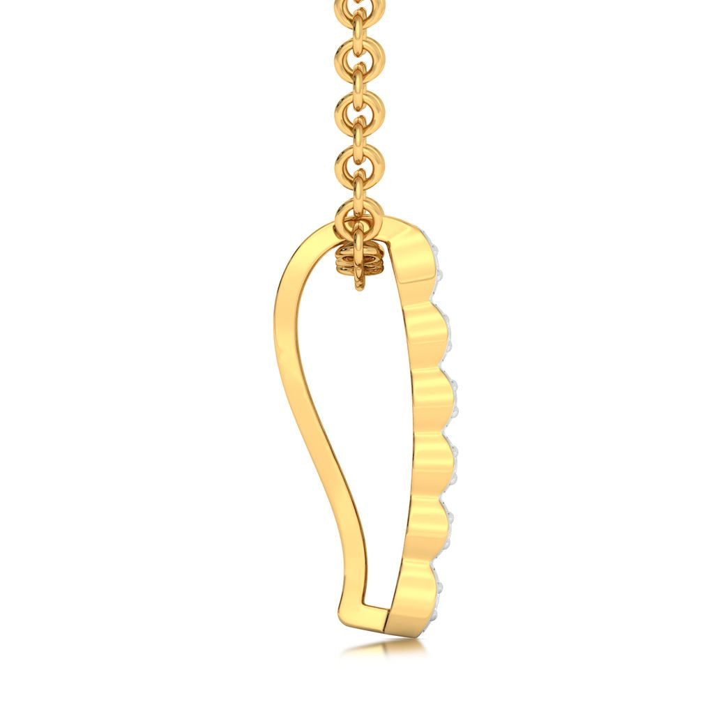 Milky Bar Diamond Pendants