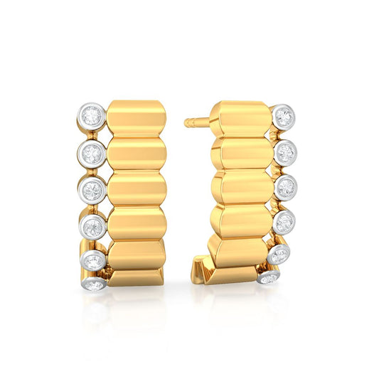 Go Streaks Diamond Earrings