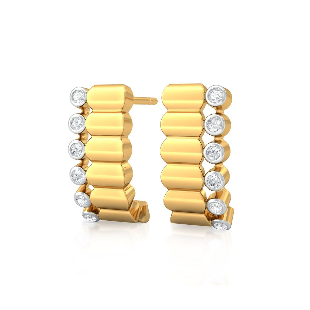 Go Streaks Diamond Earrings
