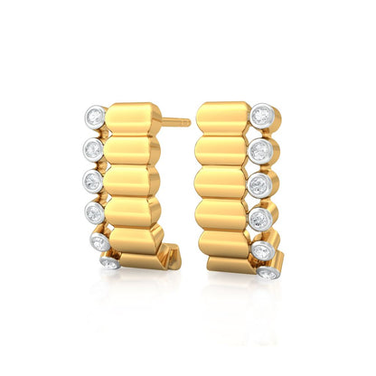 Go Streaks Diamond Earrings