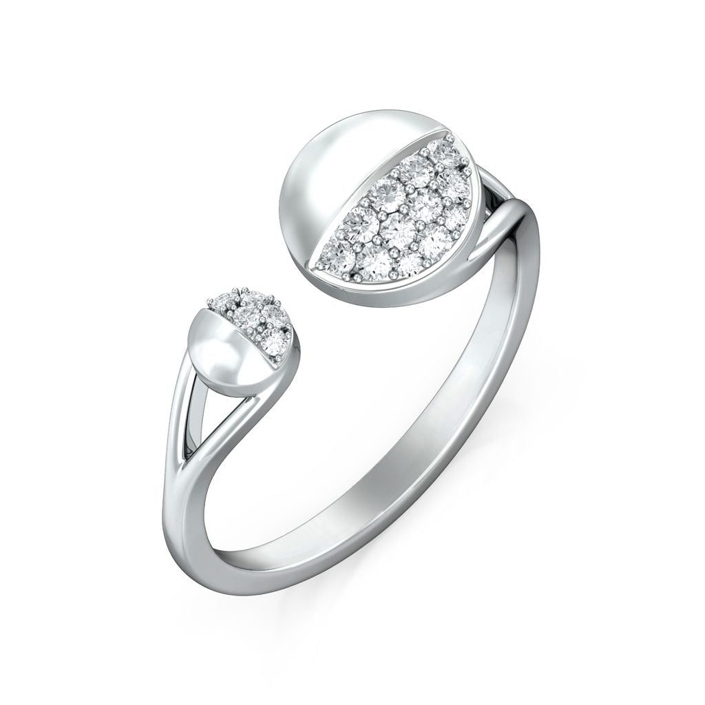 Buttoned Up Diamond Rings