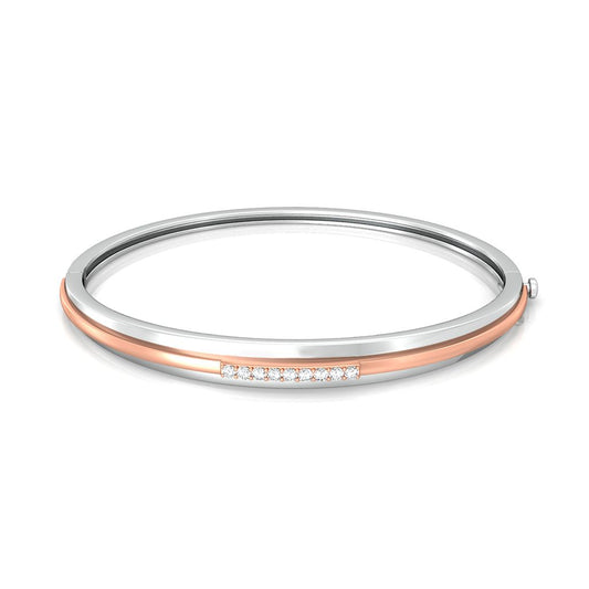 Orbital Pink Diamond Bangles