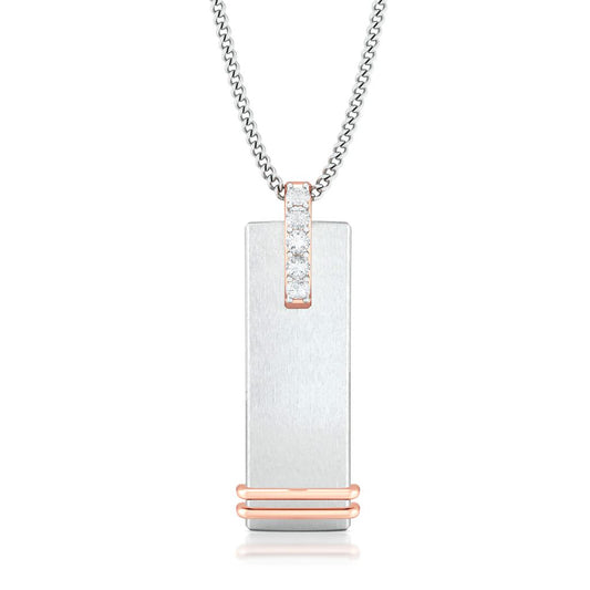 Frosted white Diamond Pendants