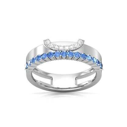 Blue lagoon Diamond Rings