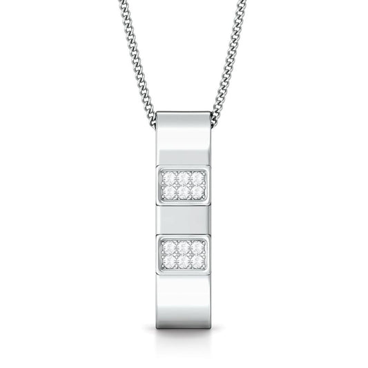 White collar Diamond Pendants