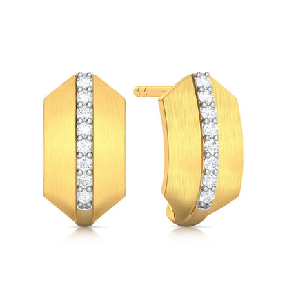 Shine in Line Diamond Earrings