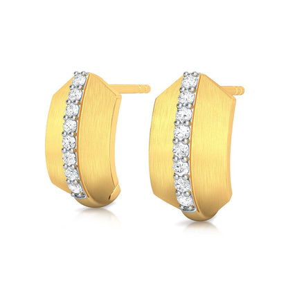 Shine in Line Diamond Earrings