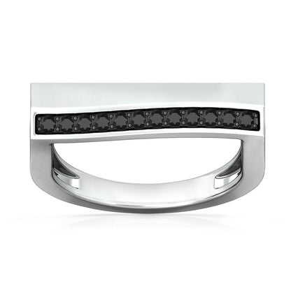 Black glam Diamond Rings