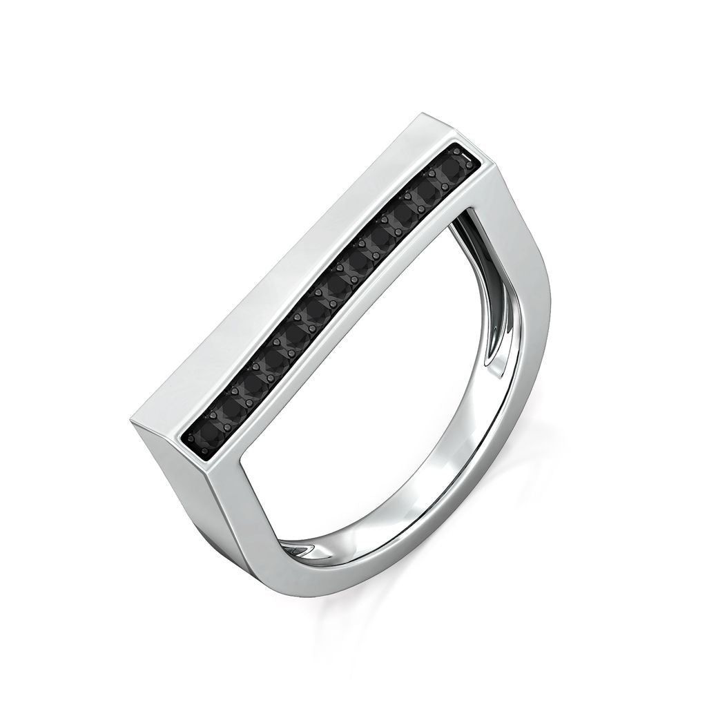 Black glam Diamond Rings