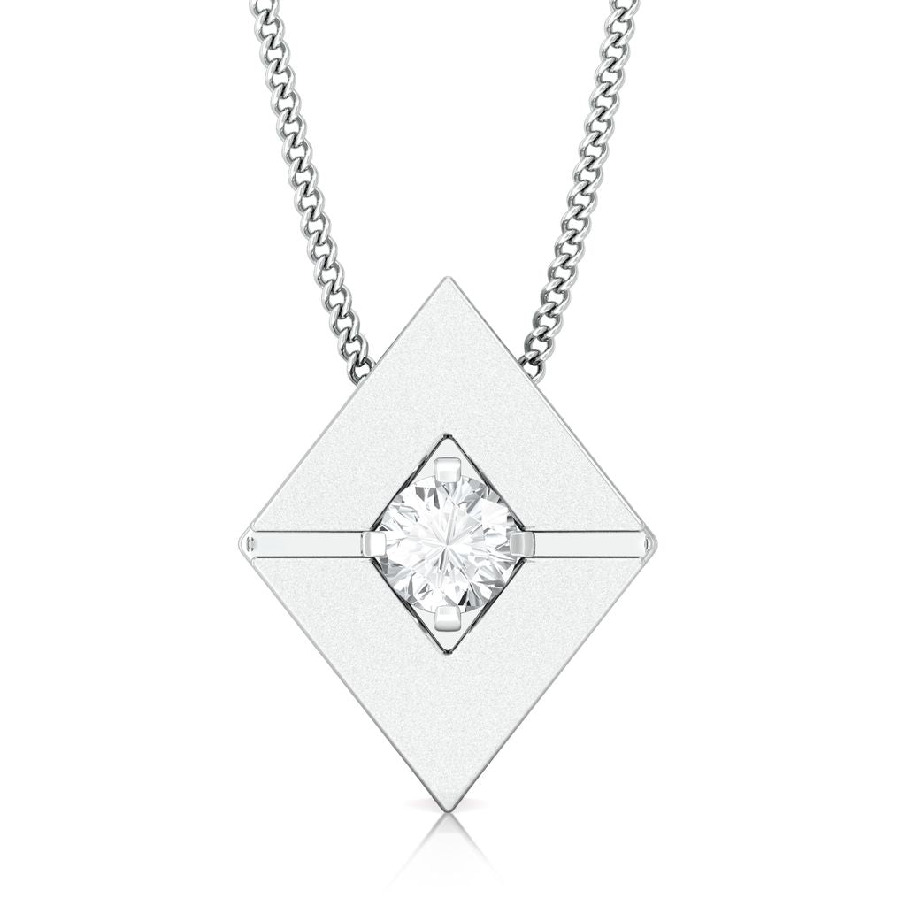 Mirror image Diamond Pendants