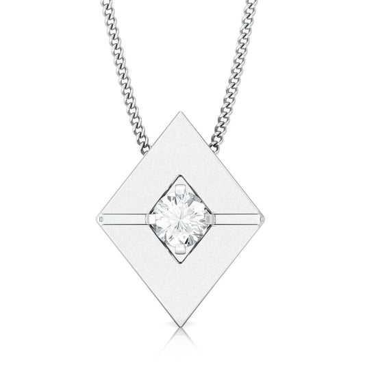 Mirror image Diamond Pendants