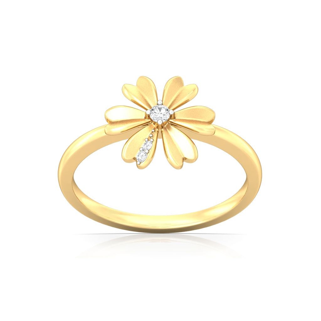 Peek-a-Bloom Diamond Rings