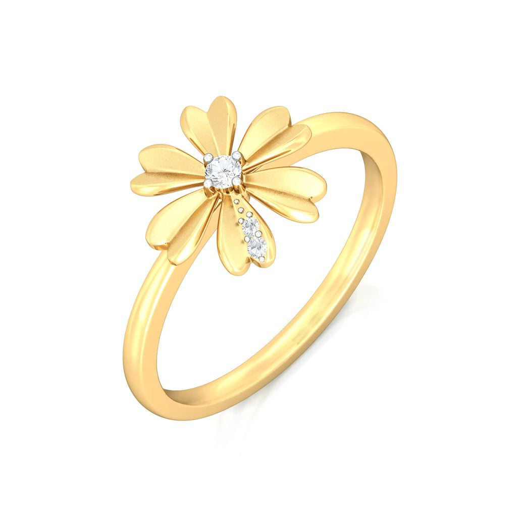 Peek-a-Bloom Diamond Rings
