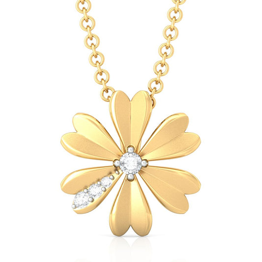 Peek-a-Bloom Diamond Pendants