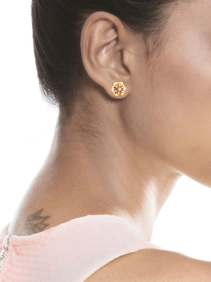 Desert Rose Diamond Earrings