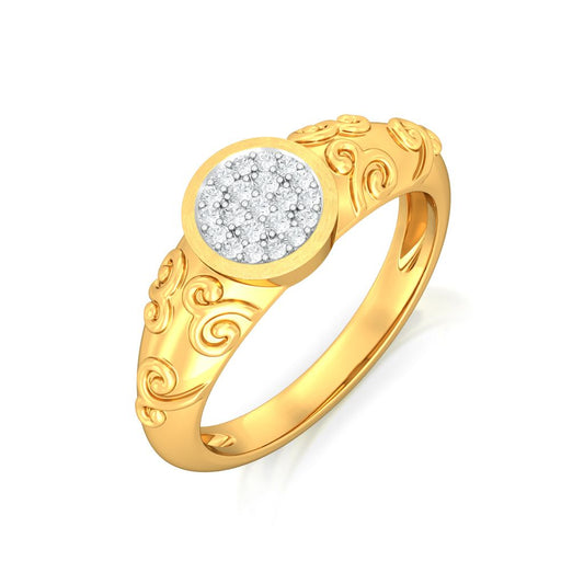 Twirl-o-rama Diamond Rings