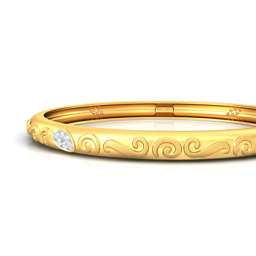 Textured Tango Diamond Bangles