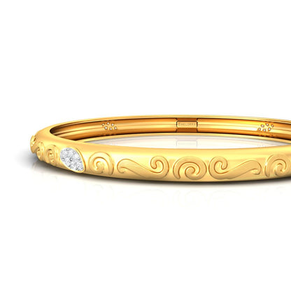 Textured Tango Diamond Bangles