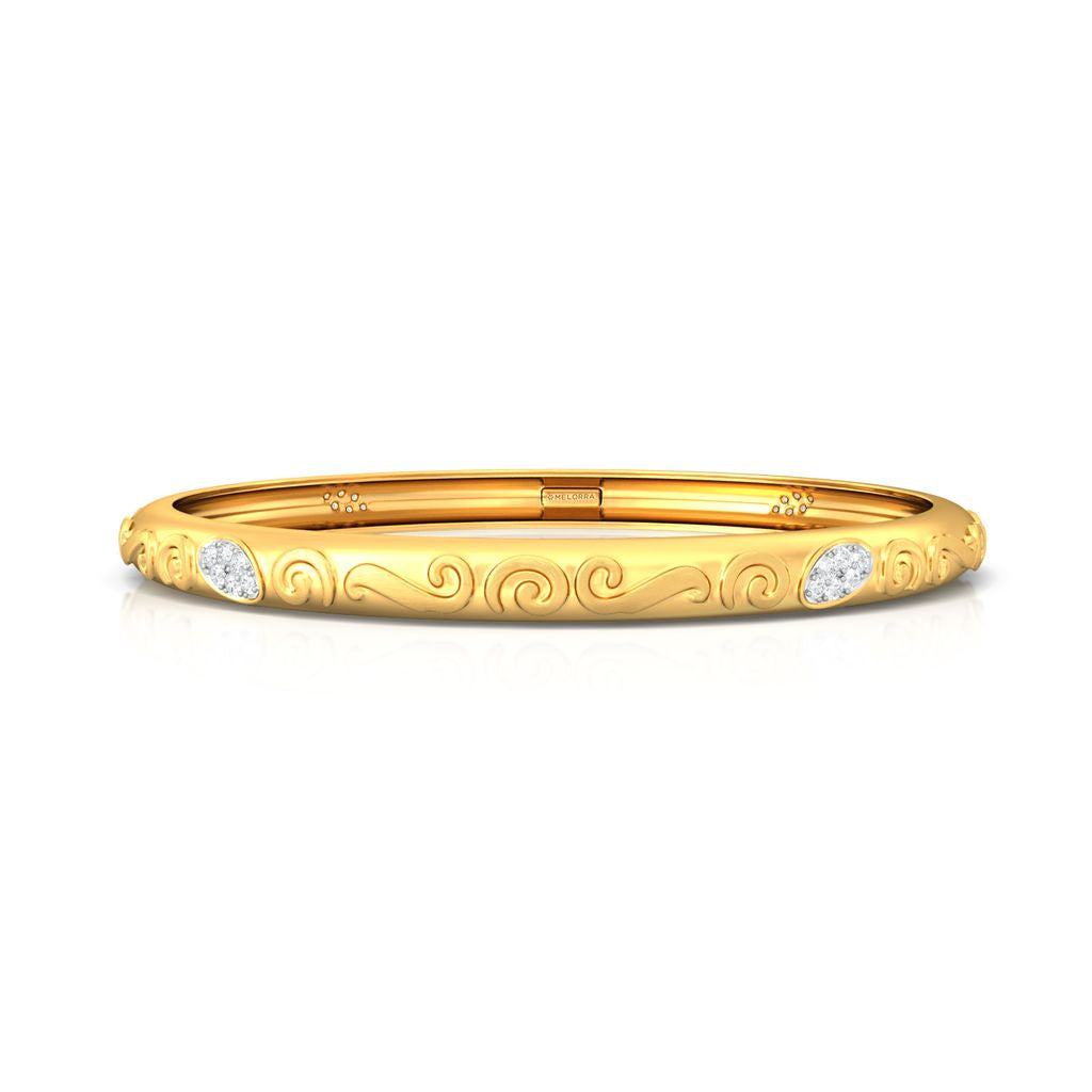 Textured Tango Diamond Bangles