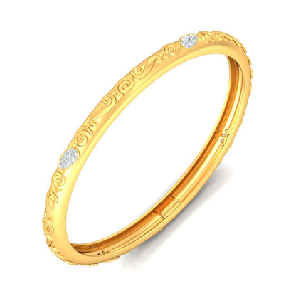 Textured Tango Diamond Bangles