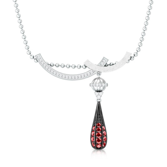 Red Dazzle Diamond Pendants