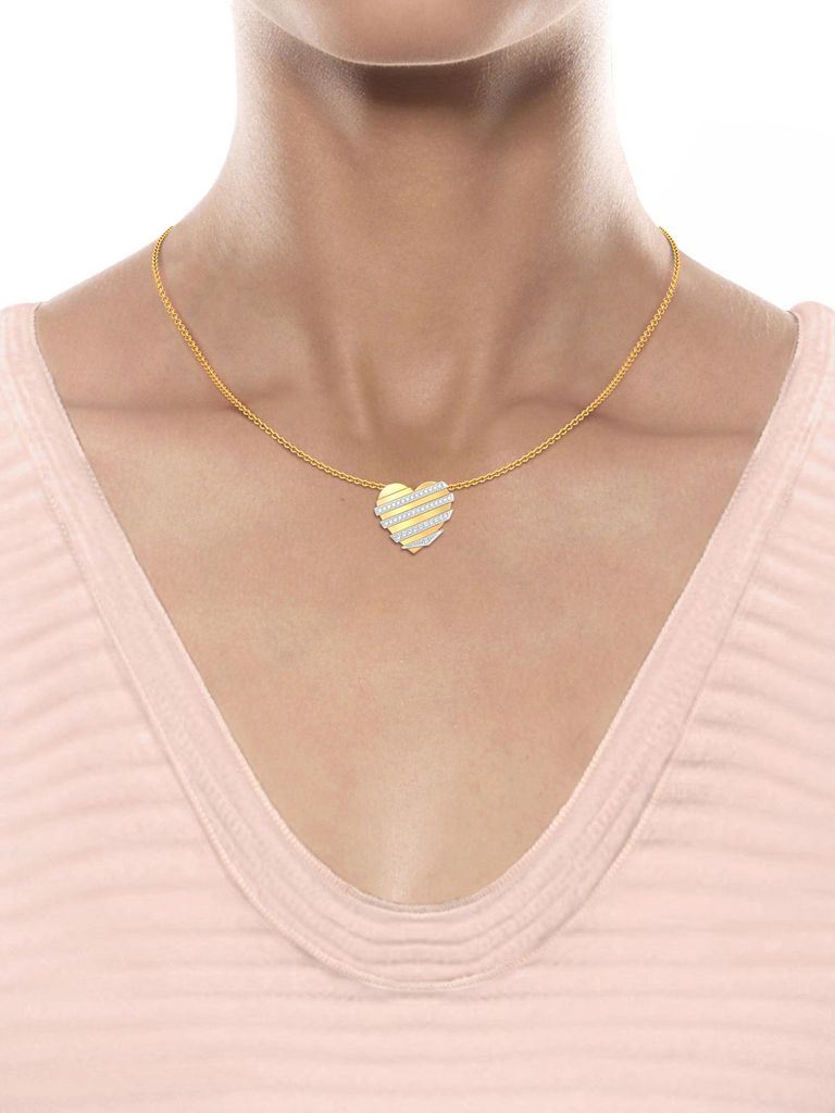 Cupid Streak Diamond Pendants